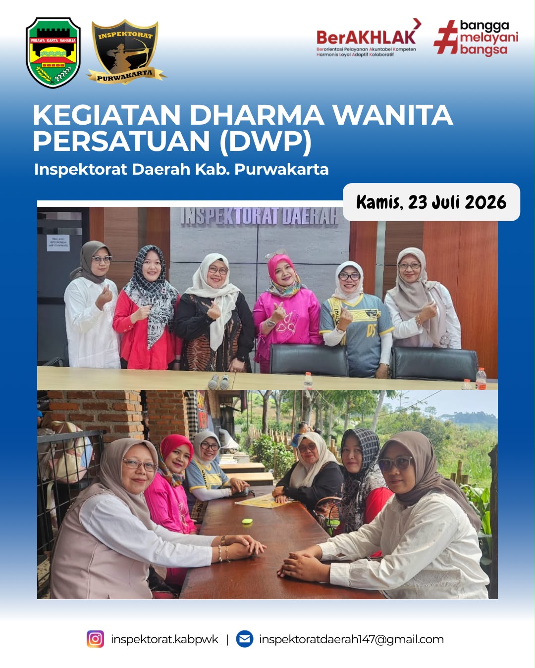 Pertemuan DWP Unit Inspektorat